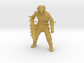 Zombie Nazi Brute miniature model horror games rpg in Tan Fine Detail Plastic