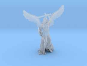 Gadriel Angel Princess miniature model fantasy rpg in Clear Ultra Fine Detail Plastic
