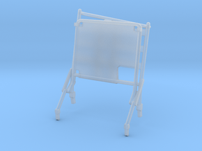 02D-LRV - Open Right Seat in Clear Ultra Fine Detail Plastic