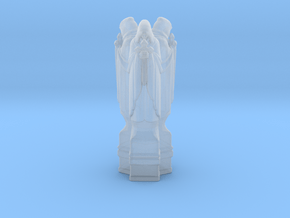Triple Cultists Statue miniature model fantasy dnd in Clear Ultra Fine Detail Plastic