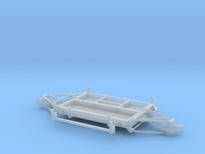 05B-LRV - Forward Platform Turning Left in Clear Ultra Fine Detail Plastic
