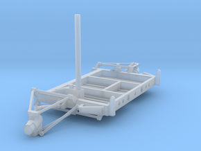 07D-LRV - Aft Platform Turning Right in Clear Ultra Fine Detail Plastic