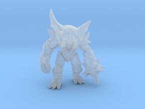 Ice Demon miniature model fantasy games dnd rpg wh in Clear Ultra Fine Detail Plastic