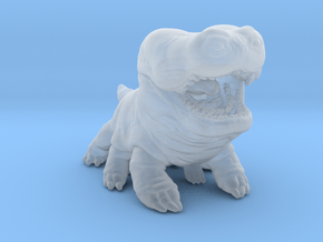 Woola Calot Guard Dog miniature model fantasy game in Clear Ultra Fine Detail Plastic