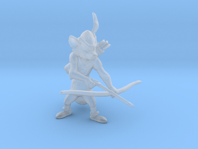 Robin Hood miniature model fantasy games rpg dnd in Clear Ultra Fine Detail Plastic