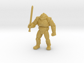 Horde Trooper 60mm miniature model fantasy in Tan Fine Detail Plastic