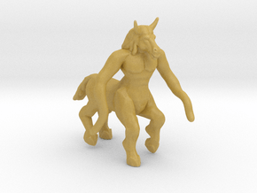 Molkrom 95mm miniature model fantasy games figure in Tan Fine Detail Plastic