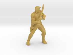 GI Joe Snake Eyes miniature model fantasy game dnd in Tan Fine Detail Plastic