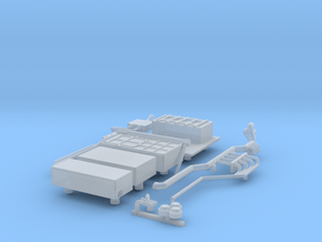 M09B-aft Wall Details For LM6 Onward in Clear Ultra Fine Detail Plastic