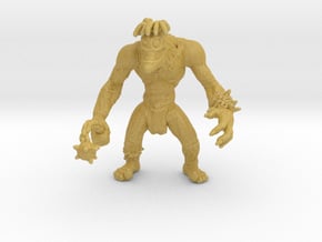 Insaniac gorgonite miniature model fantasy games in Tan Fine Detail Plastic