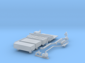 M09A-aft Wall Details For LM5 in Clear Ultra Fine Detail Plastic