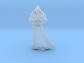 MK Shadow Priest miniature model fantasy games dnd in Clear Ultra Fine Detail Plastic