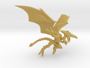 Mecha Ridley miniature model scifi fantasy games in Tan Fine Detail Plastic