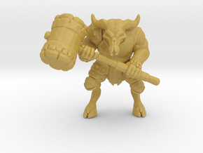 Rhinotaur miniature model fantasy games rpg dnd wh in Tan Fine Detail Plastic