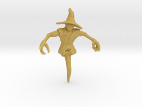 Evil Scarecrow miniature model fantasy games dnd in Tan Fine Detail Plastic