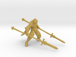 Royal Guard Champion miniature model fantasy games in Tan Fine Detail Plastic