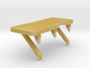 F08A-Unfolded Panel 6 Table in Tan Fine Detail Plastic