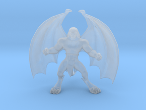 Gargoyle Goliath miniature model fantasy games dnd in Clear Ultra Fine Detail Plastic