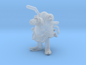 Labyrinth Gatling Goblin Armor miniature model rpg in Clear Ultra Fine Detail Plastic