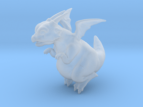 DBZ Icarus Hire Dragon miniature model fantasy dnd in Clear Ultra Fine Detail Plastic