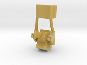 F12E-Folded ATCA Armrest-CDR Side in Tan Fine Detail Plastic