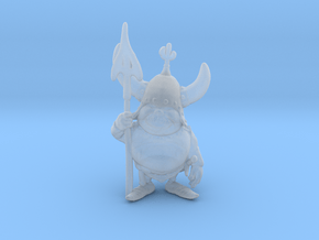 Labyrinth goblin guardian miniature model fantasy in Clear Ultra Fine Detail Plastic