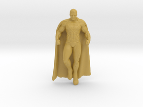 Superman HO scale 20mm miniature model scifi hero in Tan Fine Detail Plastic