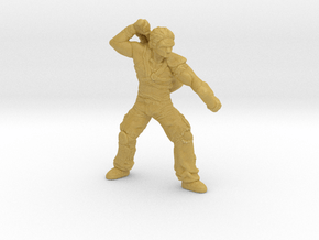 Casey Jones HO scale 20mm miniature model fantasy in Tan Fine Detail Plastic