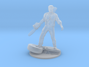 Ash Army Of Darkness Art miniature model fantasy in Clear Ultra Fine Detail Plastic