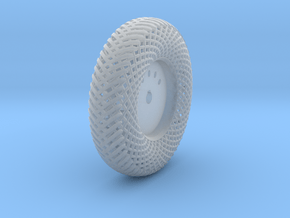 Meshed forward right wheel in Clear Ultra Fine Detail Plastic