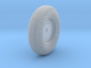 Meshed aft right wheel in Clear Ultra Fine Detail Plastic
