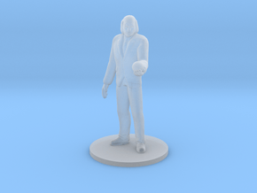 Phantasm Tall Man 42mm based miniature model games in Clear Ultra Fine Detail Plastic