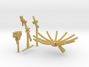 11beg-12a-13a-Antennas and 16 mm camera in Tan Fine Detail Plastic