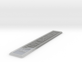 Nameplate FV107 Scimitar in Clear Ultra Fine Detail Plastic