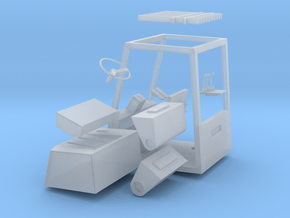 56a to 56j-YALE forklift in Clear Ultra Fine Detail Plastic