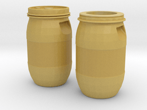 30 liter Drum Set in Tan Fine Detail Plastic