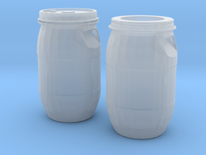 30 liter Drum Set in Clear Ultra Fine Detail Plastic