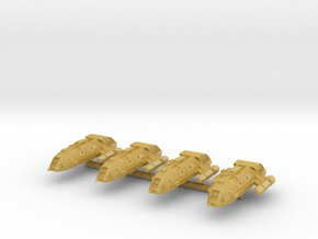 1/1000 Scale Walkabout Class Starships in Tan Fine Detail Plastic