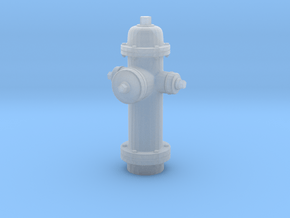 1/24 scale Fire Hydrant in Clear Ultra Fine Detail Plastic