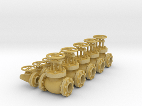 1/18 SCALE FIRE VALVES in Tan Fine Detail Plastic