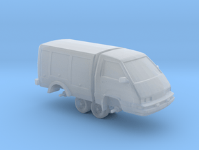 1/87 Scale 4x4 Utility Van "Toy" in Clear Ultra Fine Detail Plastic