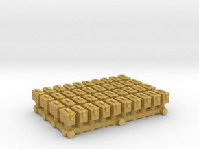 1-87 Scale Generic Ammo Boxes in Tan Fine Detail Plastic