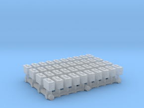 1-87 Scale Generic Ammo Boxes in Clear Ultra Fine Detail Plastic