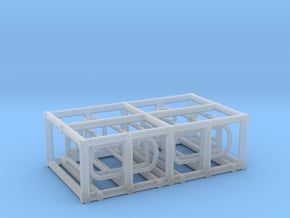 1/87 Scale 3ft Crab Pots in Clear Ultra Fine Detail Plastic