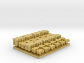 1-87 Scale Military Crates - Cases in Tan Fine Detail Plastic