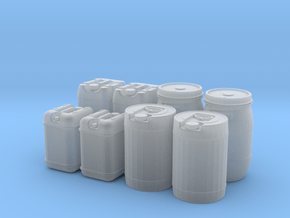 1/14 scale containers in Clear Ultra Fine Detail Plastic