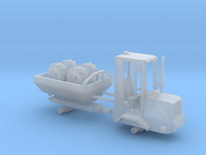 1-87 Scale Junkyard Mini Construction Dumper in Clear Ultra Fine Detail Plastic