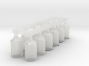 1/50 Lanterns for 18th and 19th Century Ships in Clear Ultra Fine Detail Plastic