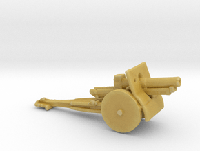 155 mm gun Short model 1917 1/200 ww1 artillery  in Tan Fine Detail Plastic