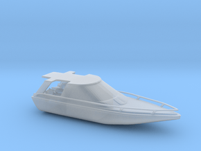 James Bond Moonraker Boat in Clear Ultra Fine Detail Plastic